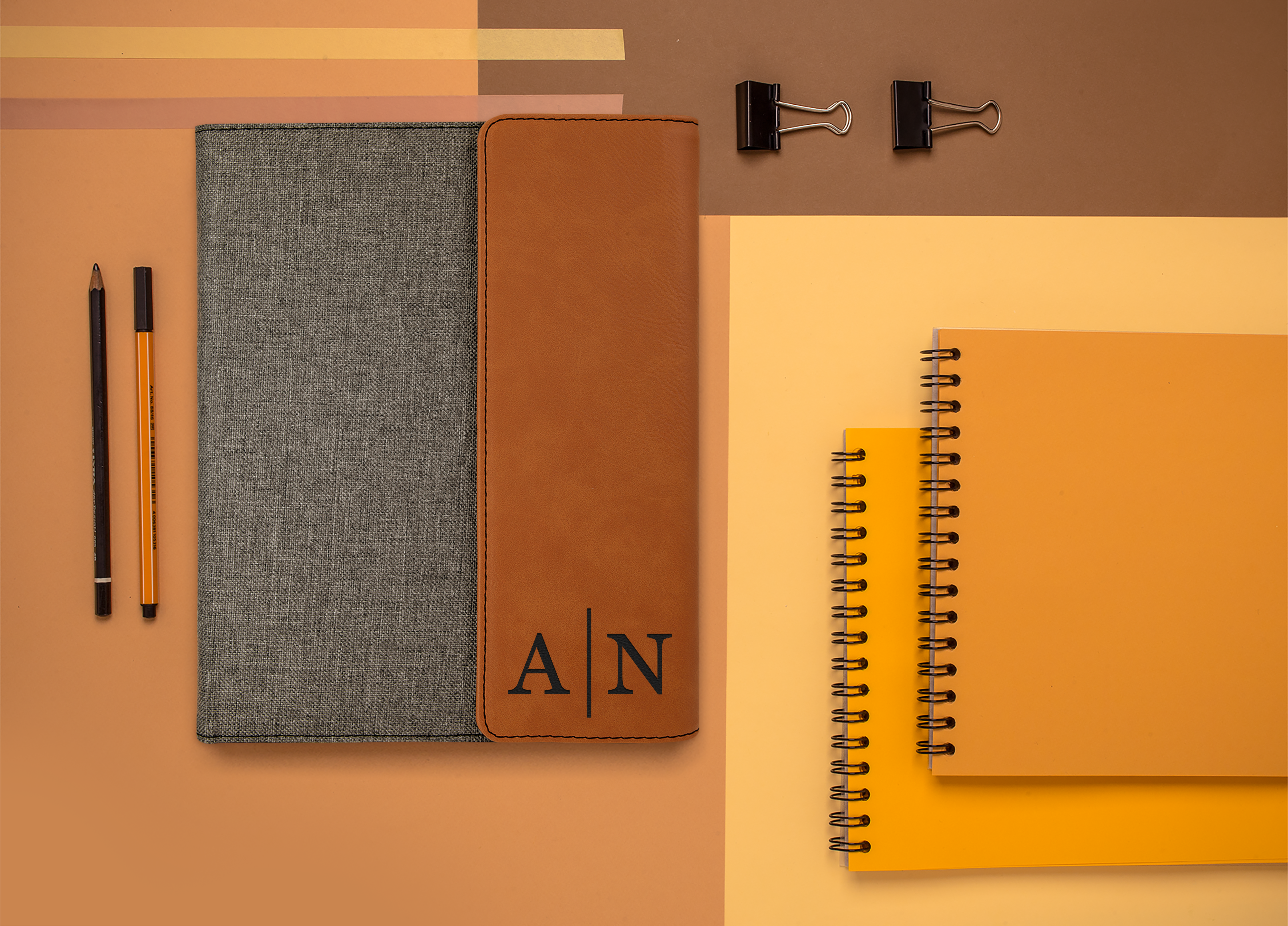 Minimalist Monogram Portfolio - alterdindustries product image