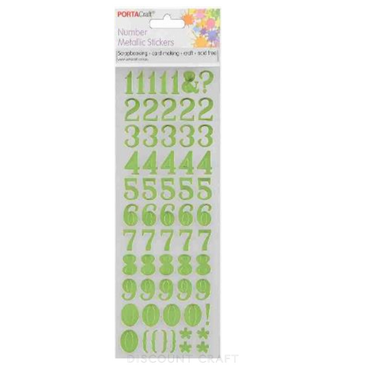 Number Stickers - Discount Craft