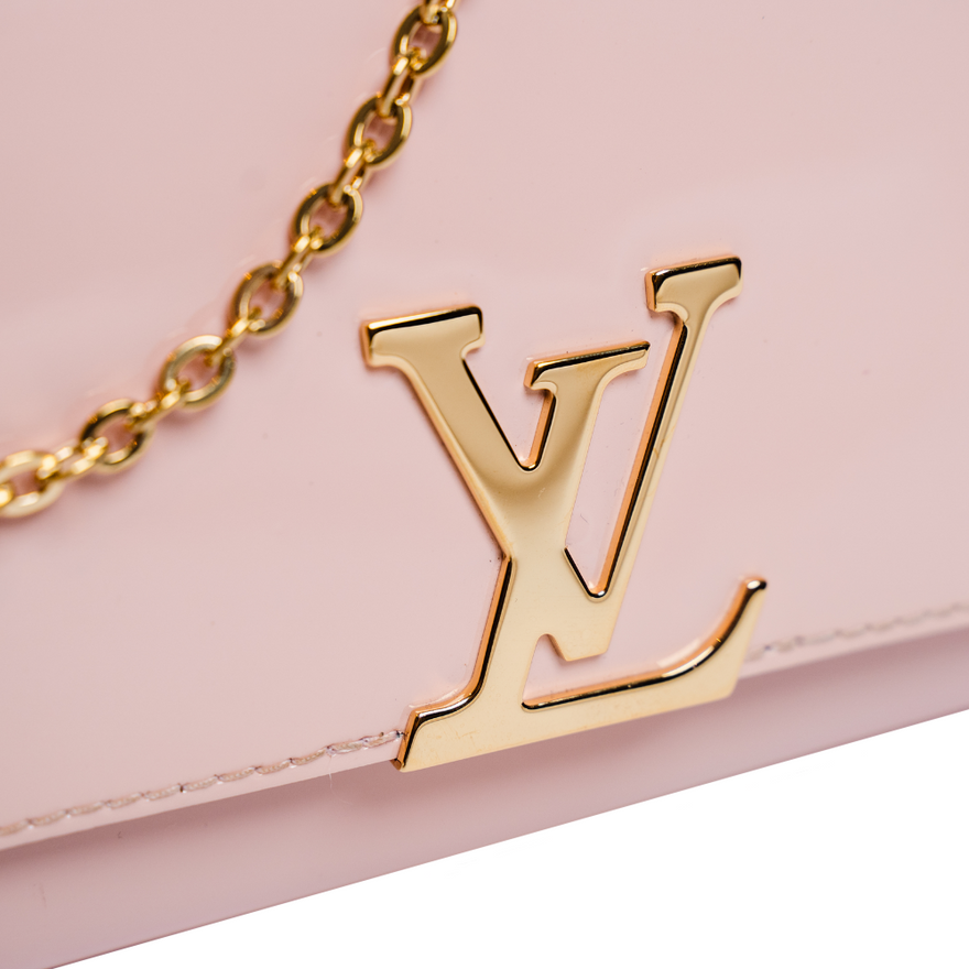 Rent Buy Louis Vuitton Louise Metallic Clutch