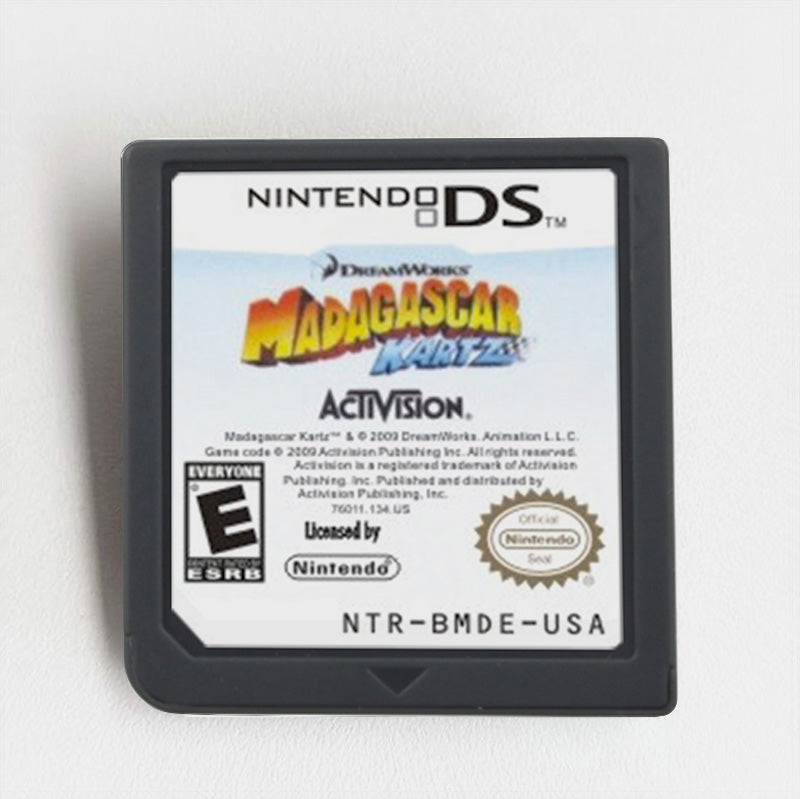 Madagascar Kartz DS Wild Kart Racing with Movie Characters & Multiplayer Fun Game cartridge for Nintendo Ds 3ds 2ds