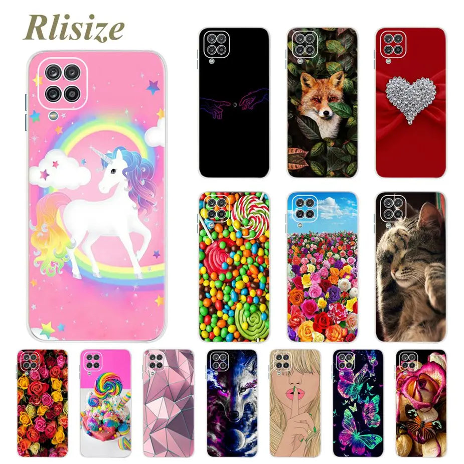 For Samsung Galaxy A12 Case 6.5'' Silicone Soft TPU Back Cover For Samsung A12 GalaxyA12 A 12 Phone Cases Coque Fundas A12 Cover