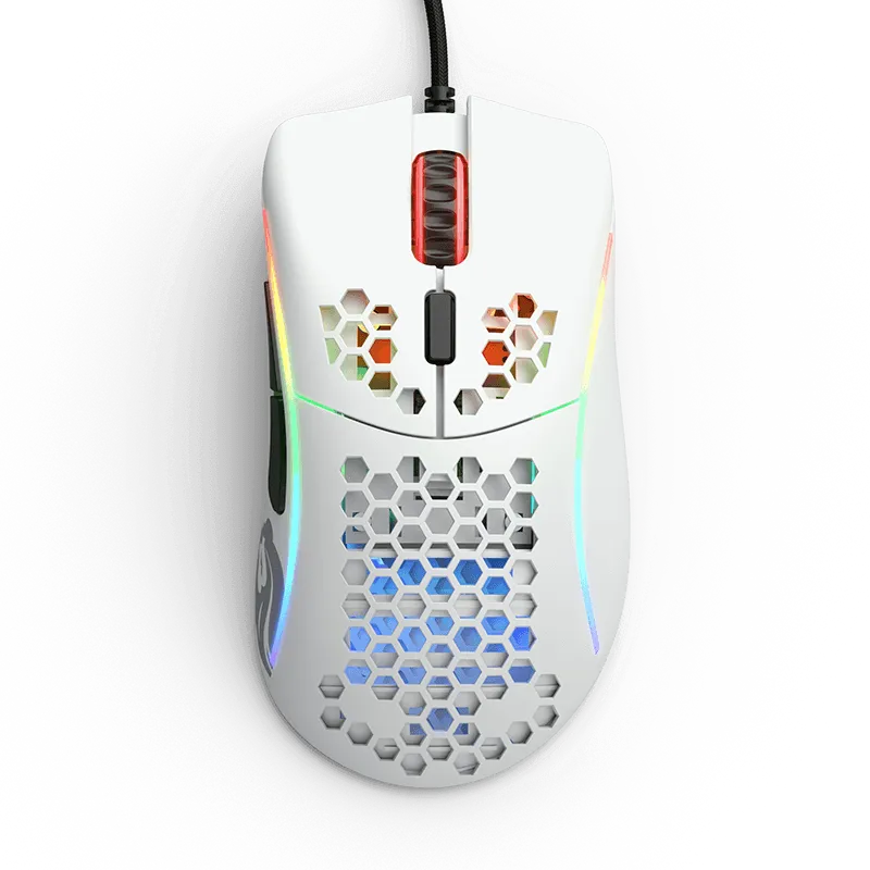 Glorious Gaming Mouse Model D- Minus (Small) White Matte (Branco Fosco) - Model D minus Matte Black (Preto Fosco)