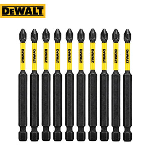 DEWALT PH2 Screwdriver Bit Hex Shank 89mm Longer Life Phillips #2 Impact Electric Drill Bit Set 10X Magnetic Screw Drill Head - CaNc Store