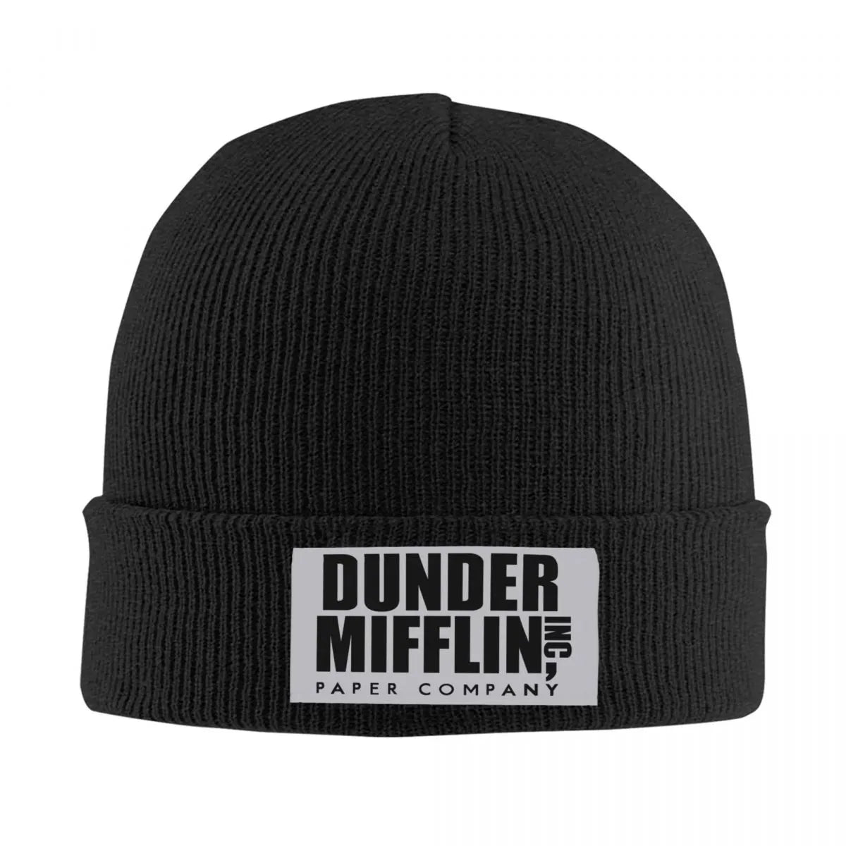 Dunder Mifflin Paper Company Bonnet Hats Knit Hat For Men Women Autumn Winter Warm The Office TV Show Skullies Beanies Caps