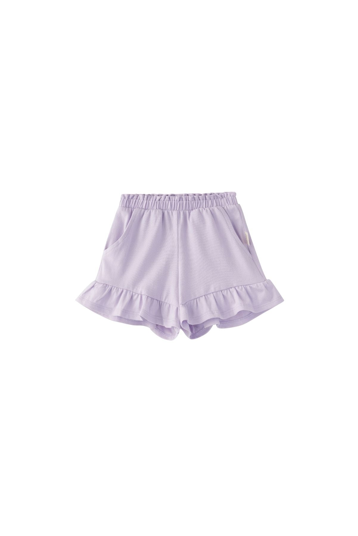 image for Organic Ruffle Shorts-Violet