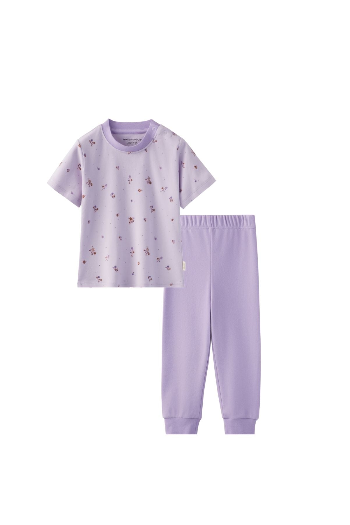 image for Organic Toddler Pajama Sets-Violet