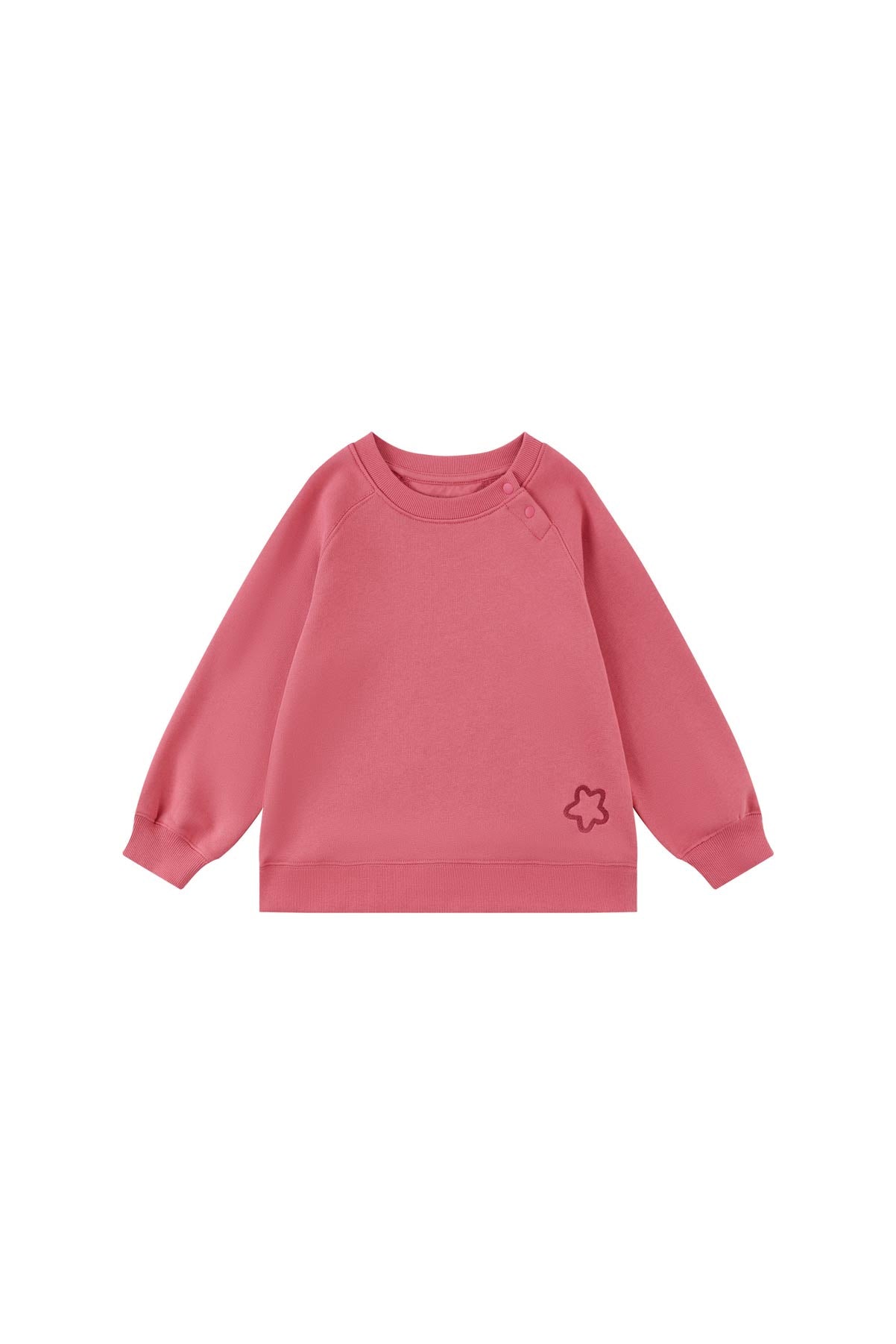 image for Toddler Organic French Terry Crew Neck Sweatshirt-Desert Rose