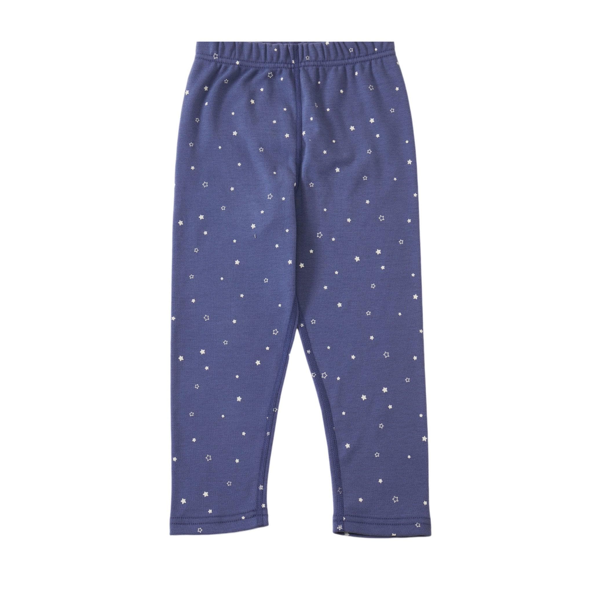 image for Organic Cotton Legging-Bijou Blue