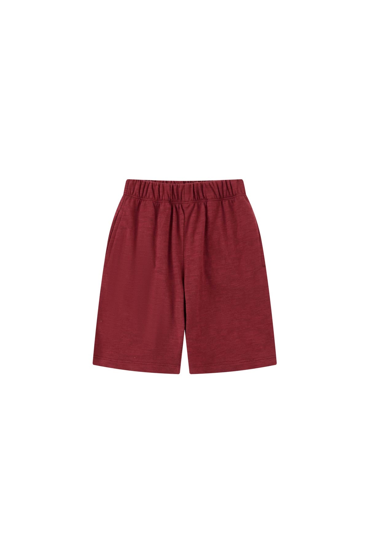 image for Toddler Organic Summer Short-Wine red