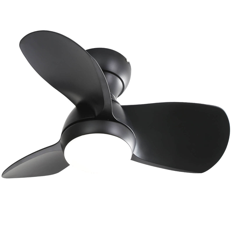 Sofucor KBS-23K001 23'' Low Profile Flushmount Ceiling Fan With Light Remote