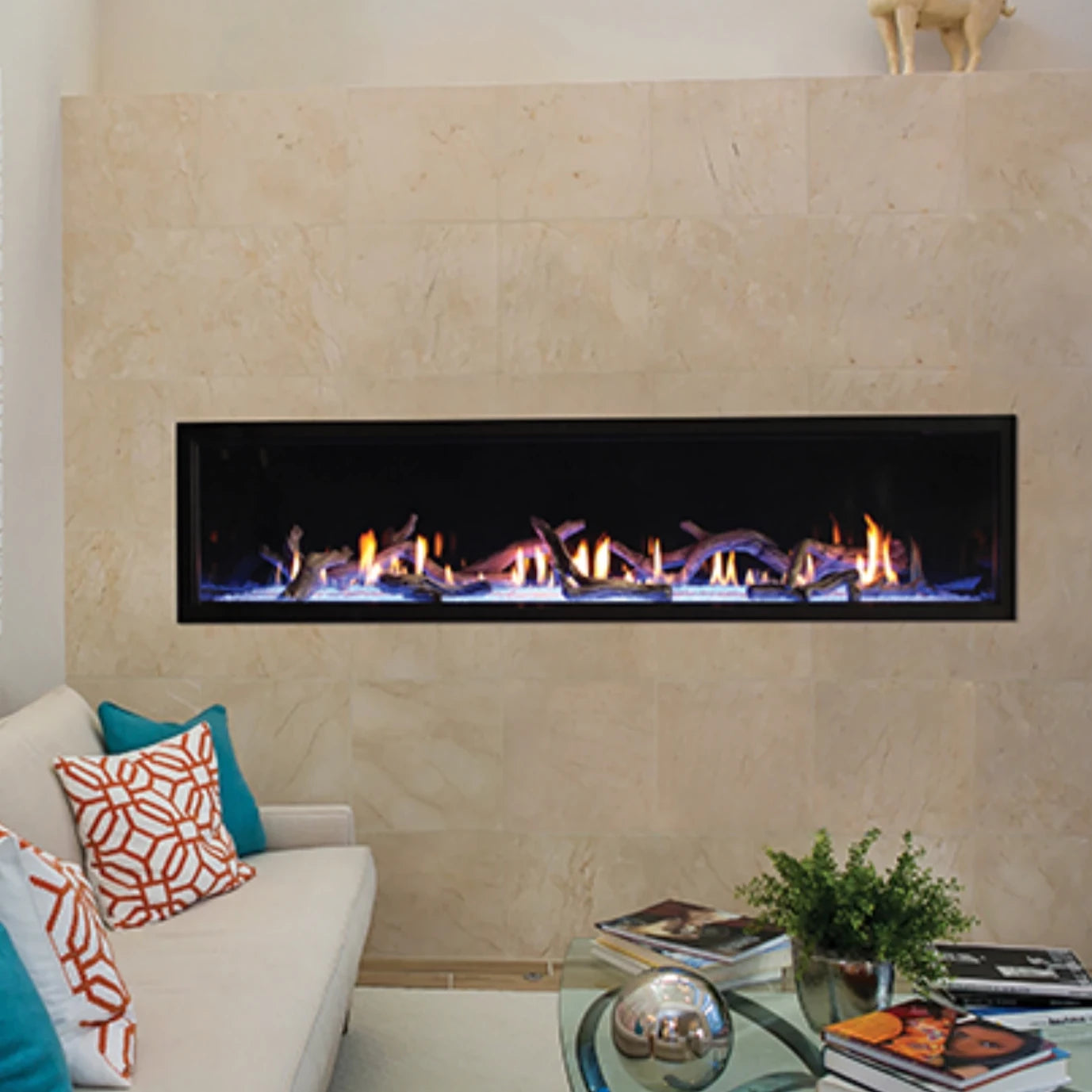 Empire Boulevard 72 Linear Gas Fireplace DVLL72BP90N