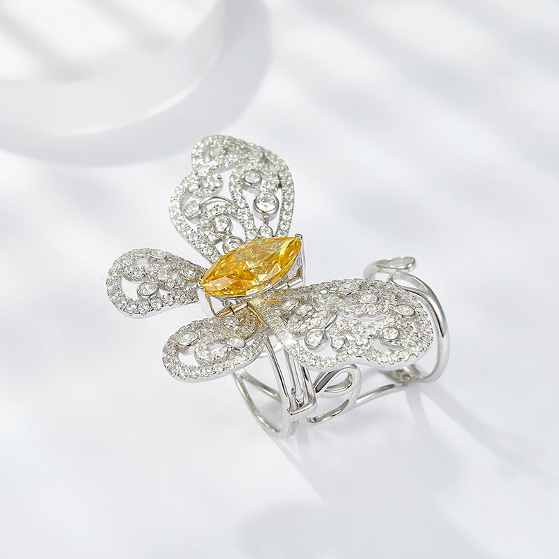 qvc butterfly ring