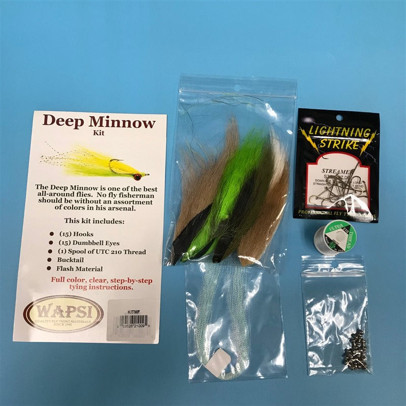 Wapsi Deep Minnow Fly Tying Kit | The Trout Spot