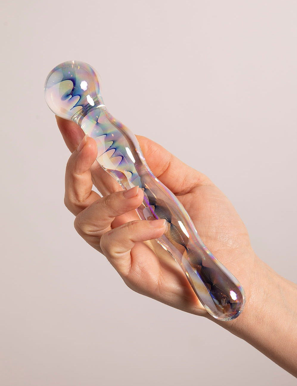 Spiral Dildo in Vetro Trasparente – WOVO Store