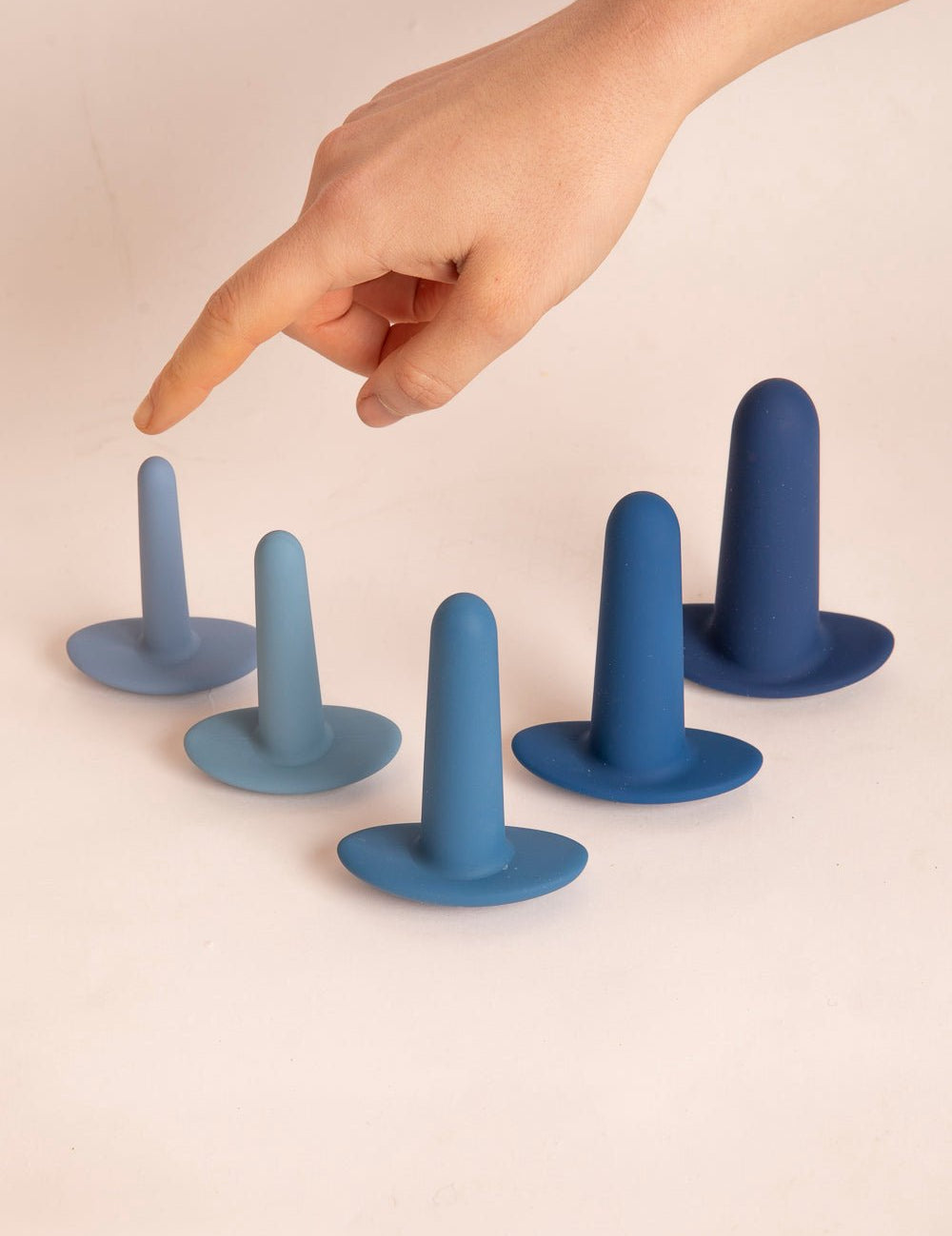 Set Dilatatori Anali Indossabili in Silicone Blu – WOVO Store