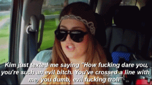 When Kim Kardashian called Khloe Kardashian an ugly little troll