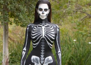 Kim Kardashian skeleton