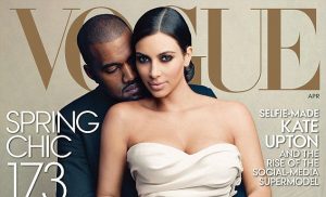 Kim Kardashian and Kanye West US Vogue Cover