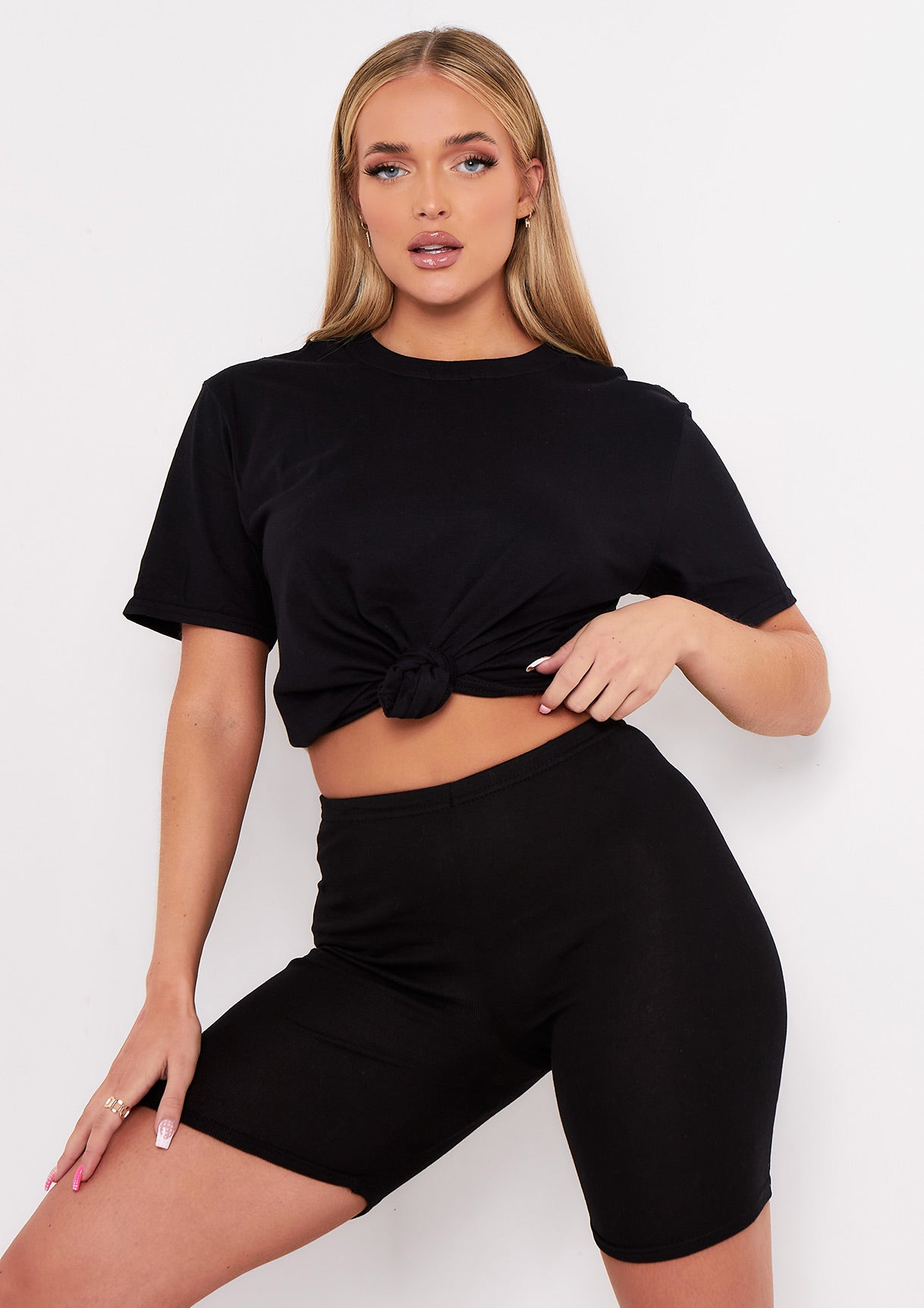 Debbie Black Oversized T-Shirt