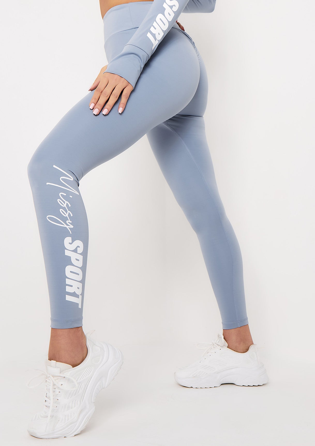 Karla Blue Missy Sport Ruched Bum Gym Leggings