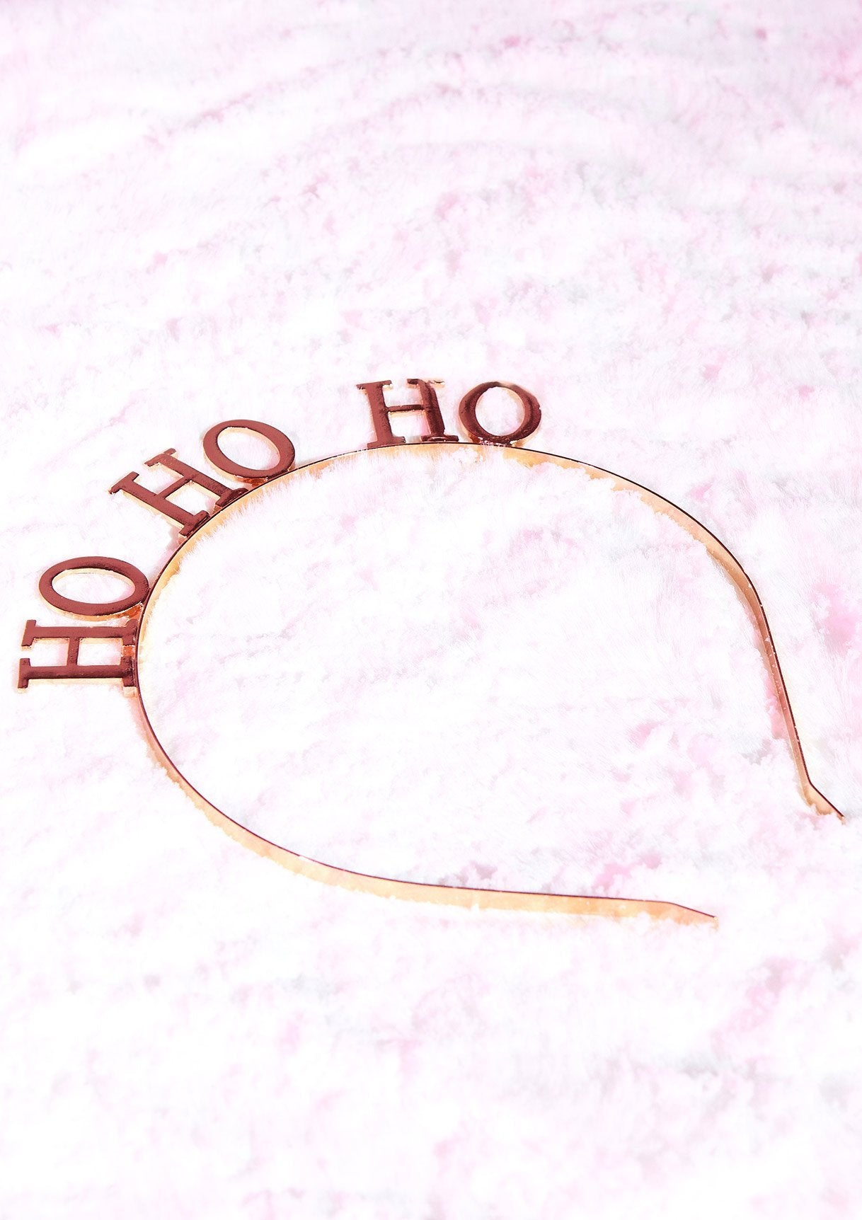 Ginger Ray Gold Christmas 'Ho Ho Ho' Wire Headband