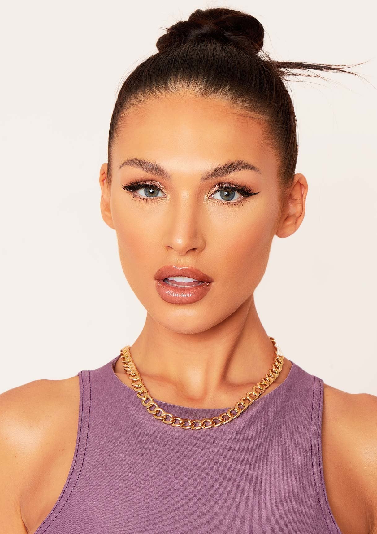 Emily Gold Chunky Chain Necklace