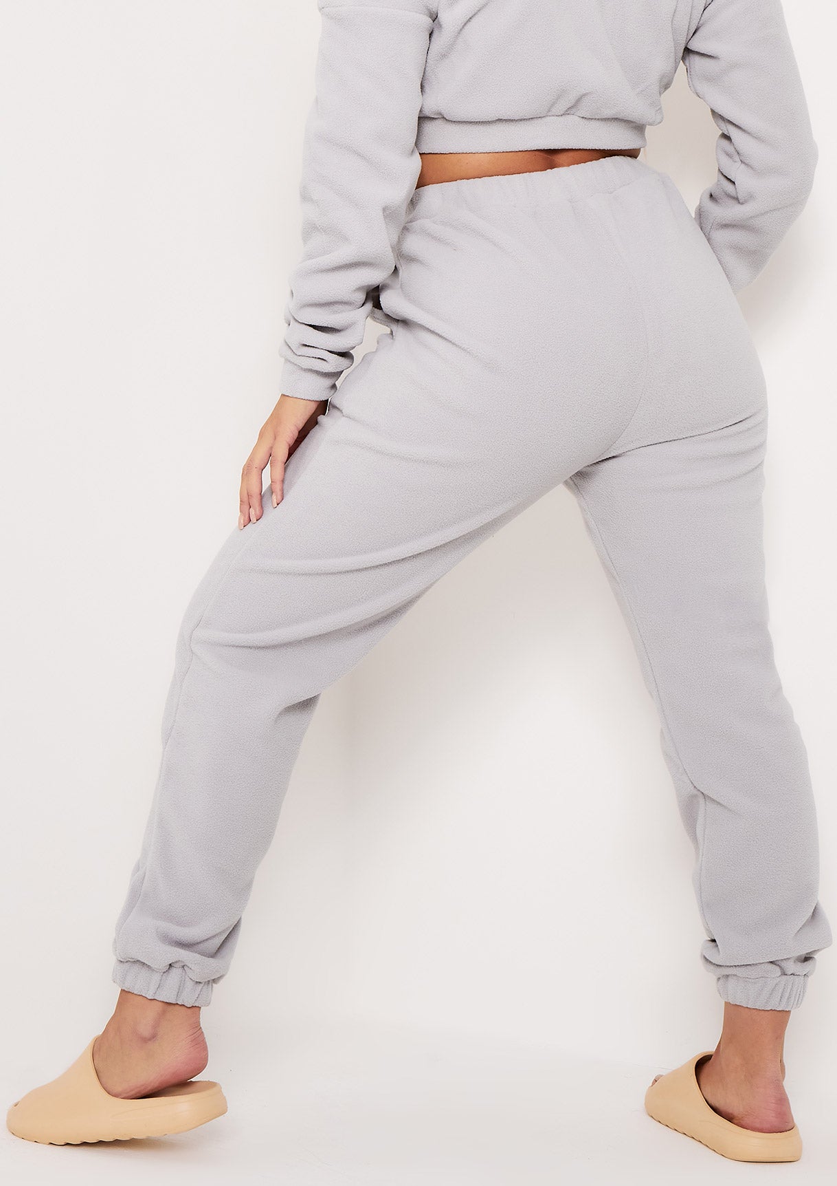 Melina Grey Fleece Joggers