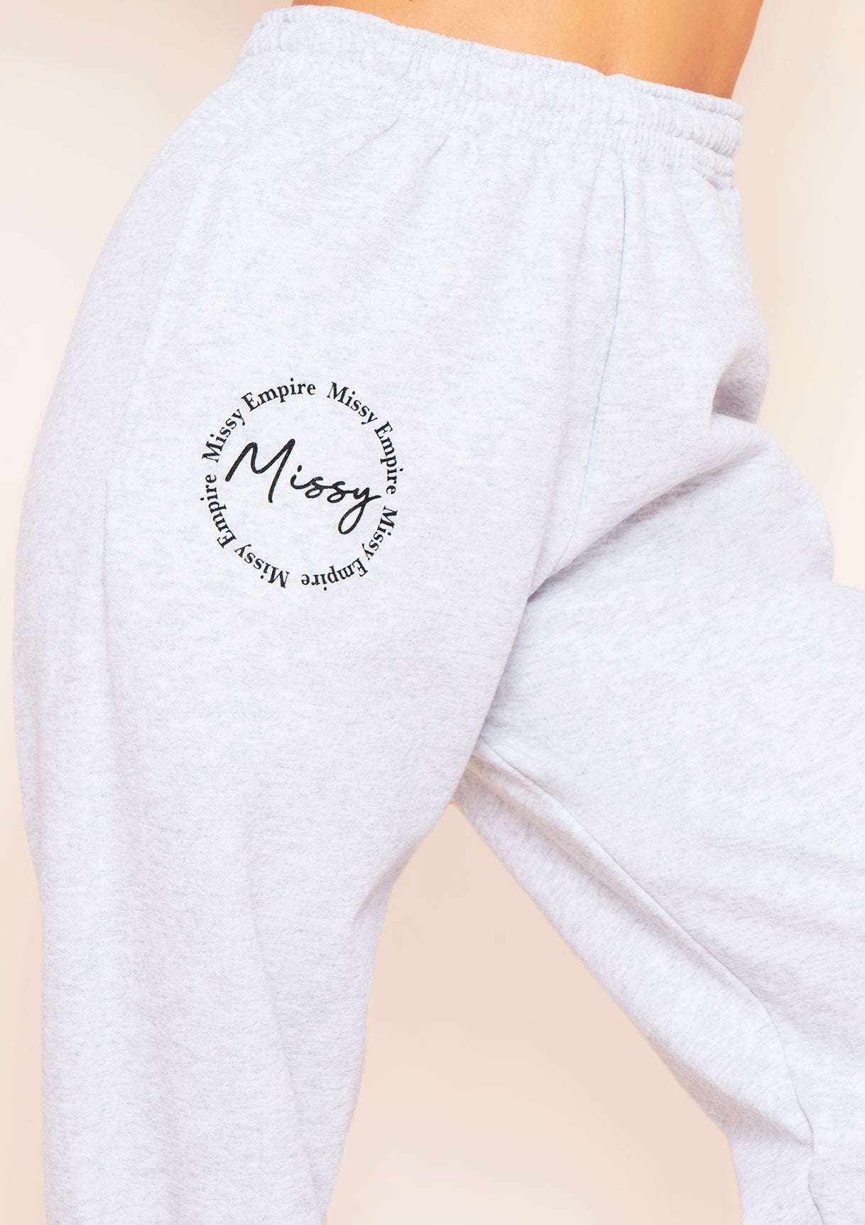 Liliana Grey 'Missy' Slogan Casual Joggers