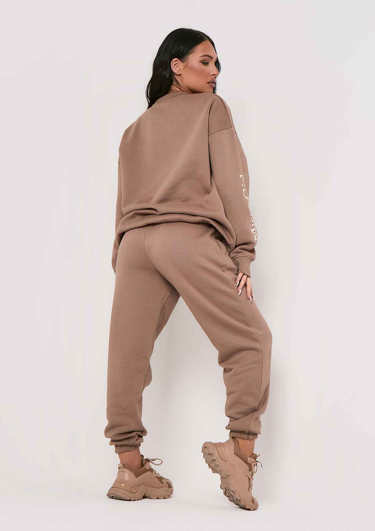 Esther Mocha Missy Empire Club Joggers