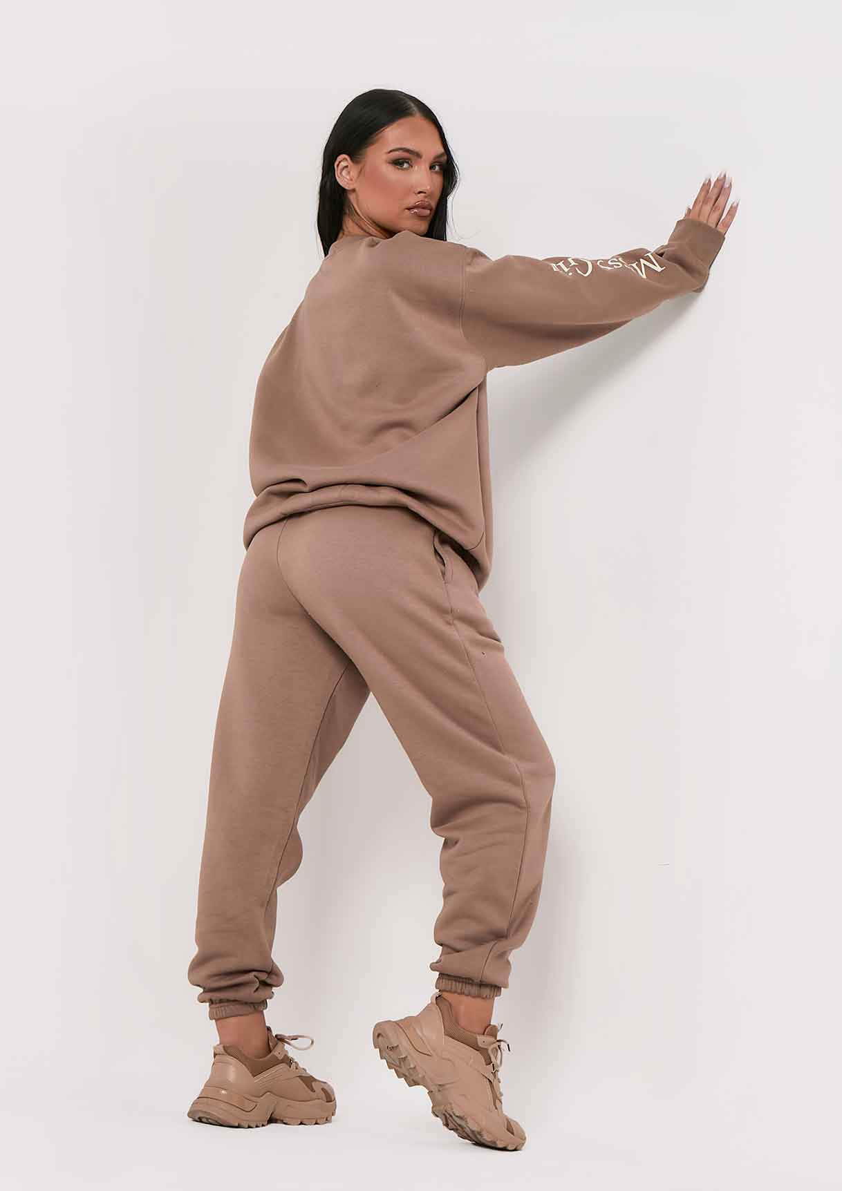 Esther Mocha Missy Empire Club Joggers