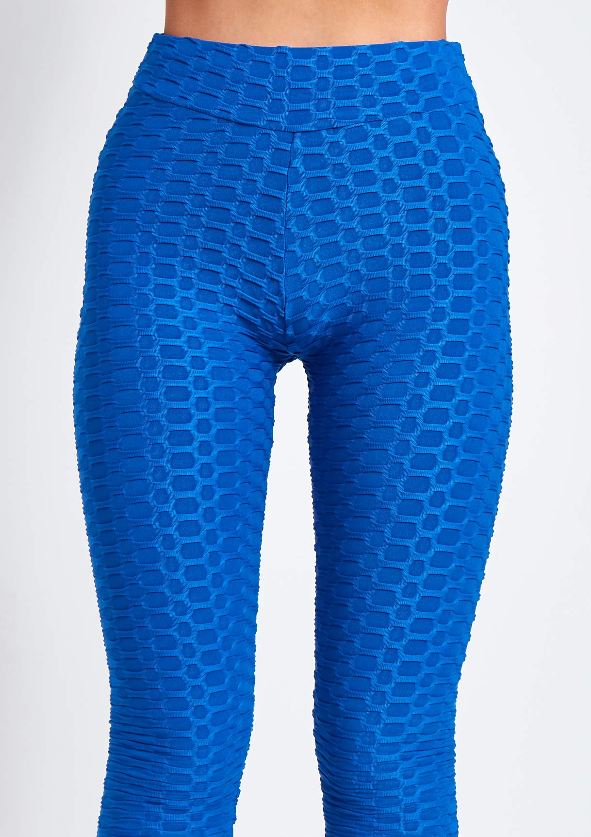 Ayvia Blue Waffle Active Ruched Bum Leggings