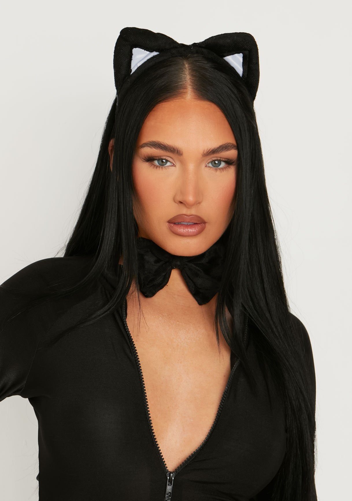 Cleo Black 3PC Cat Costume Set