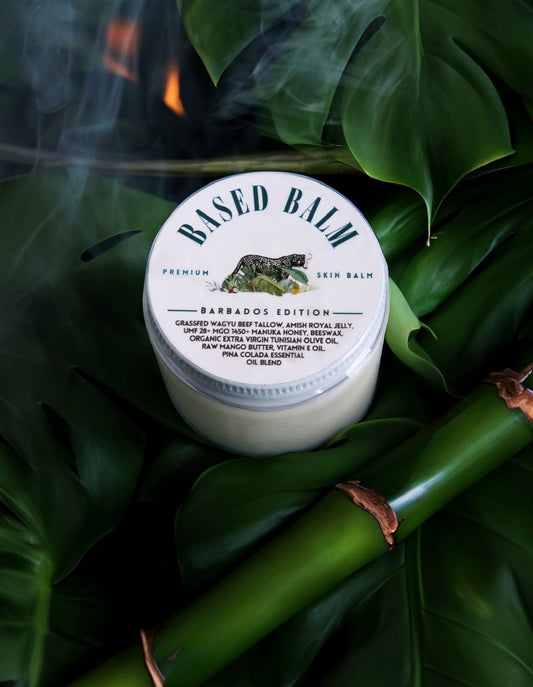 Unscented Tallow Balm, 100% Grass Fed Tallow, Vitamin E and Jojoba