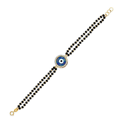 EVIL EYE MANGALSUTRA BRACELET – Fine Silver Jewels - Shop for Pure 925  Silver Jewellery Online in India