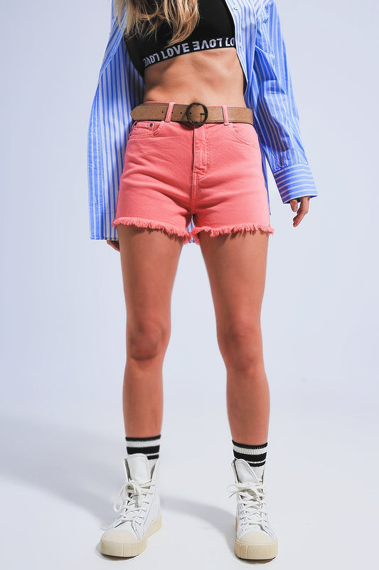 Shorts in coral Szua Store