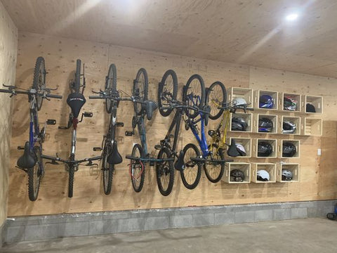 Crochet vélo mural