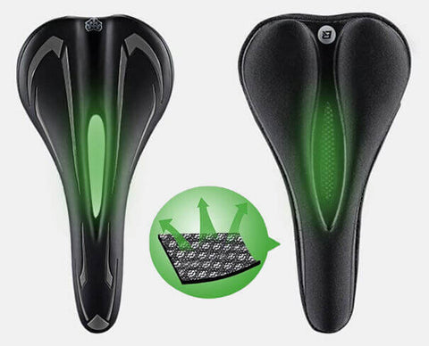 JML Sport Housse de selle de vélo 3D - Gel Slit - Housse de selle