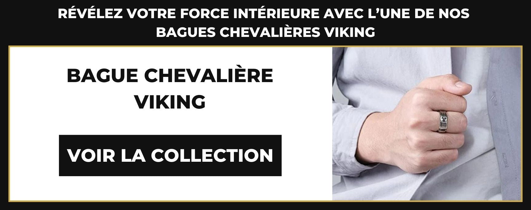 bague chevalière viking