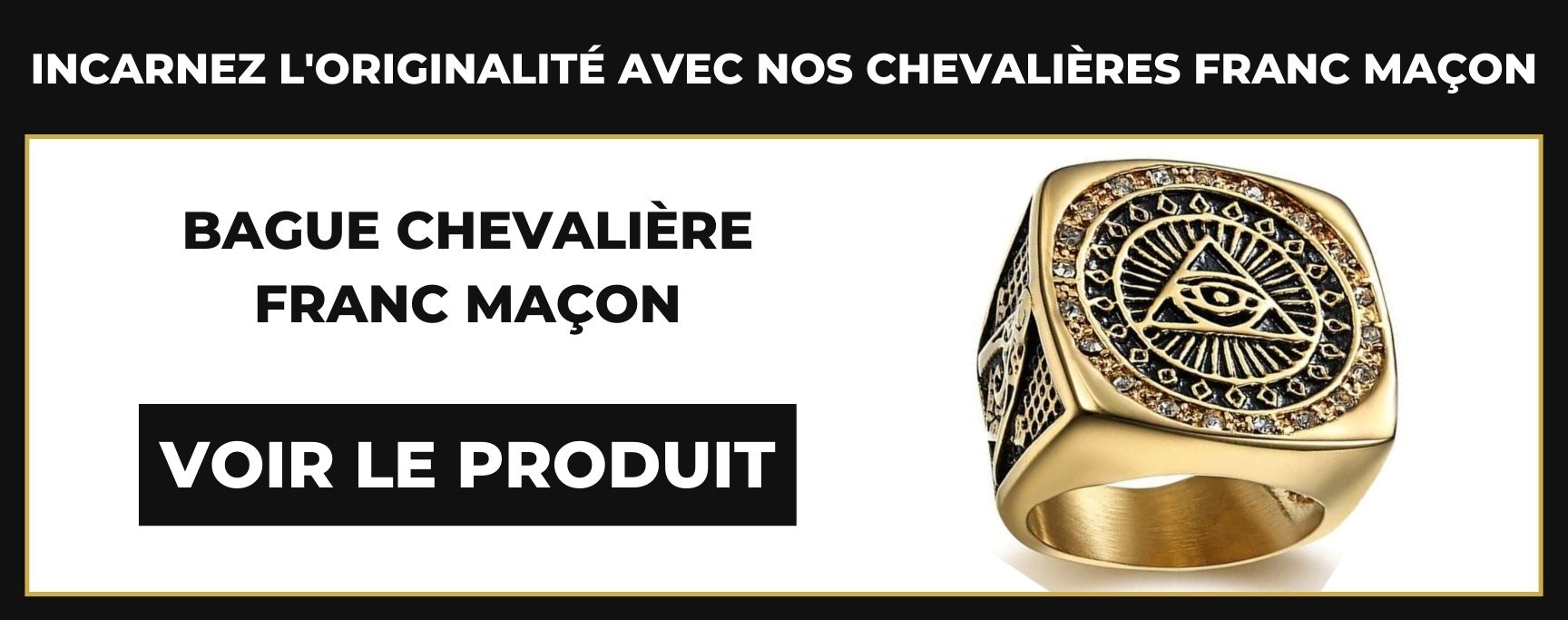 bague chevalière franc maçon