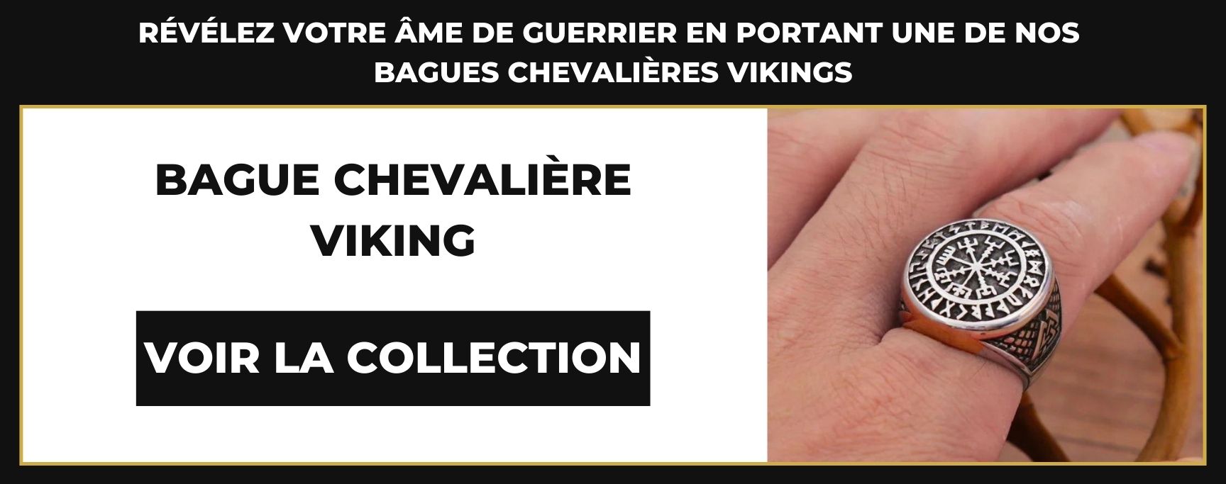 bague chevalière viking