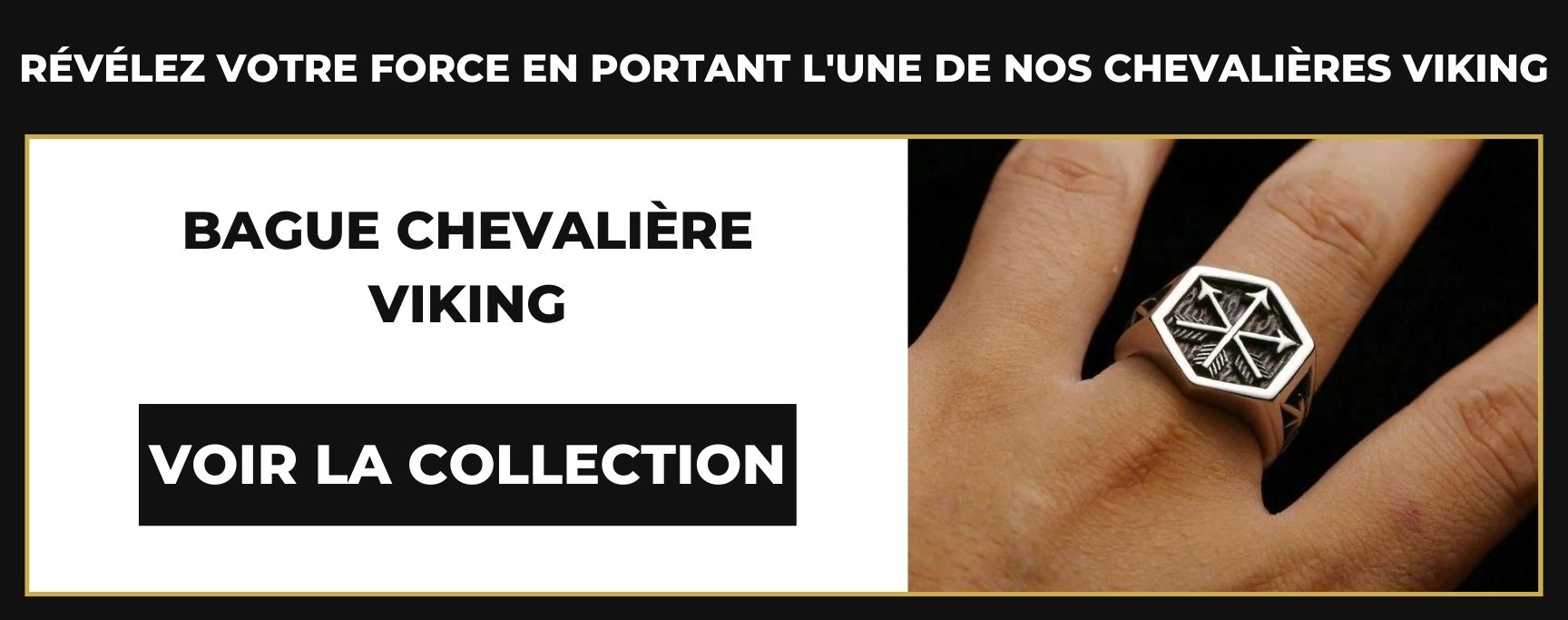 bague chevalière viking