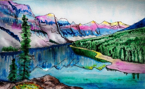 Top 139+ nature landscape drawing latest