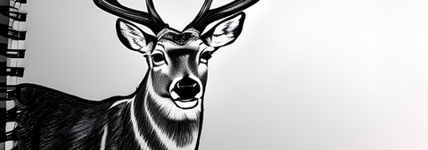 deer sketch art