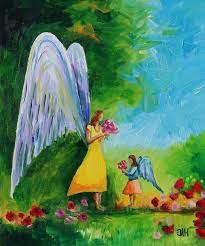 angel paintings for home decor
