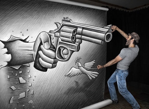 drawings of a gun