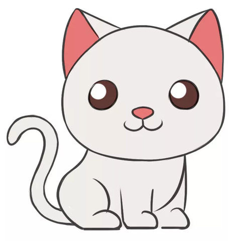 cute cat drawing