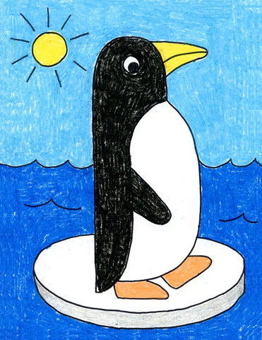 cartoon penguin