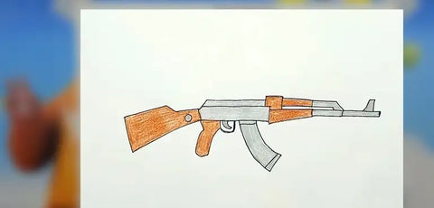 gun drawing