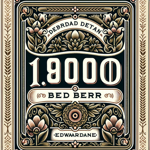 1900's Beer Label