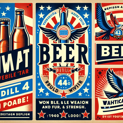 1940 Beer Label